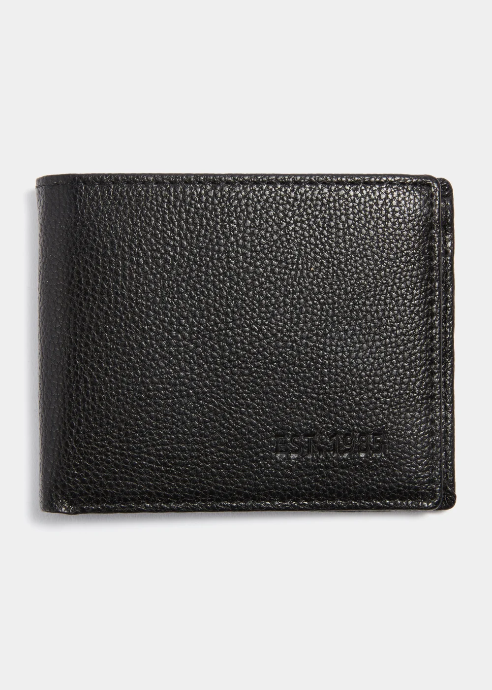 Black PU Wallet - One Size Image 1