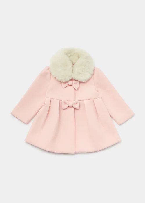 Girls Pink Traditional Coat (9mths-6yrs) - 2-3 Yrs Image 1