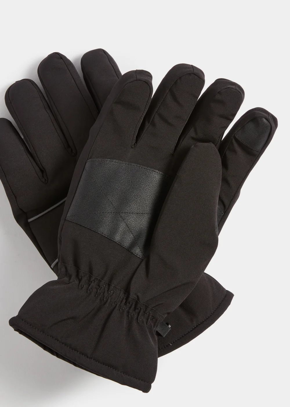 Black Stripe Ski Gloves - Small/Medium Image 2