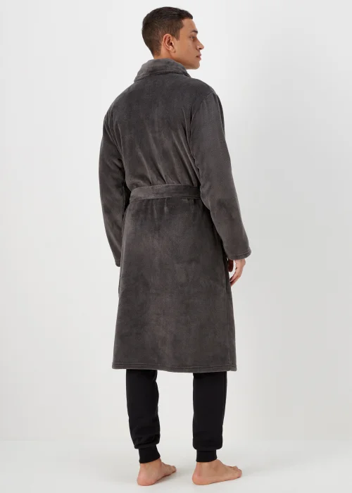 Grey Marvel Dressing Gown - Small Image 2