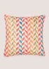 Rainbow Chevron Cushion (43cm x 43cm) Image 1