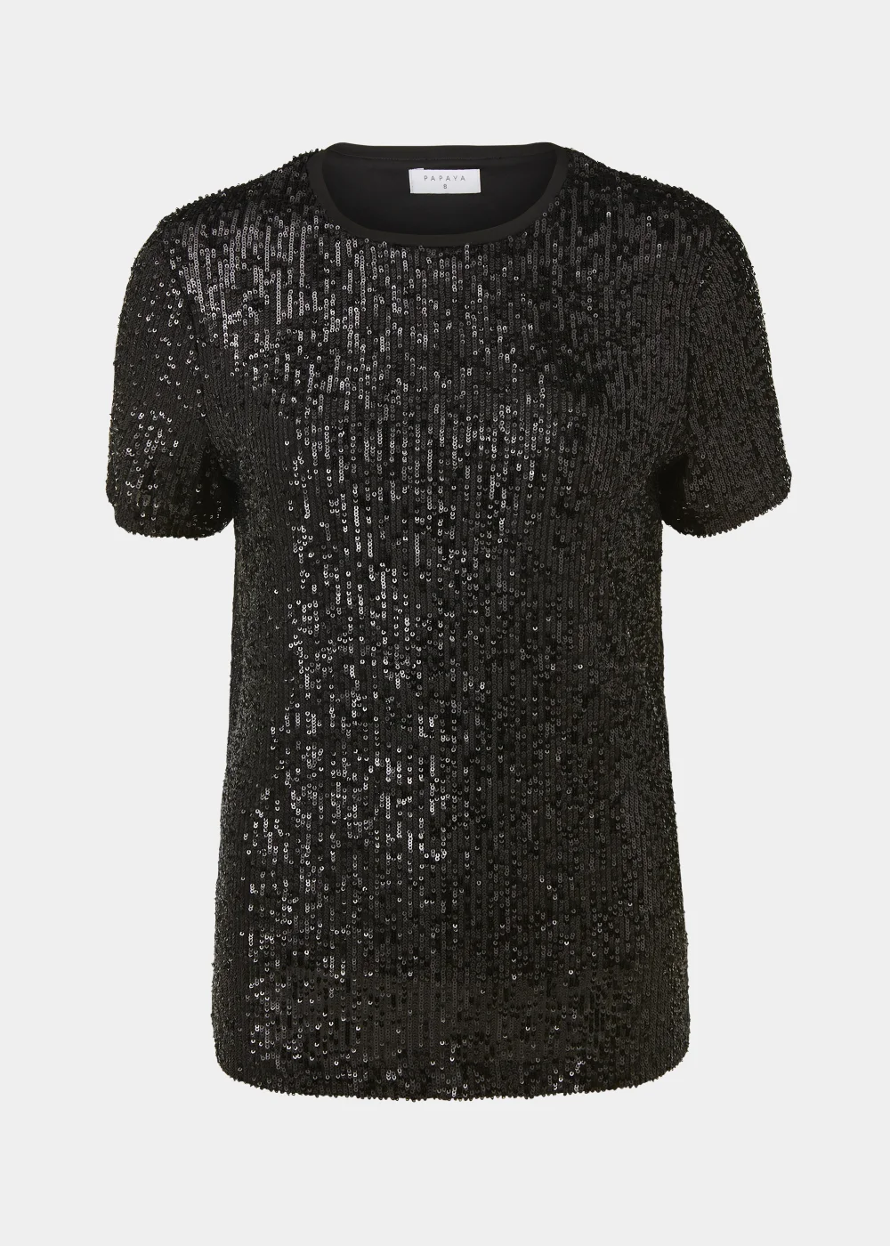 Black Sequin T-Shirt - 8 Image 5