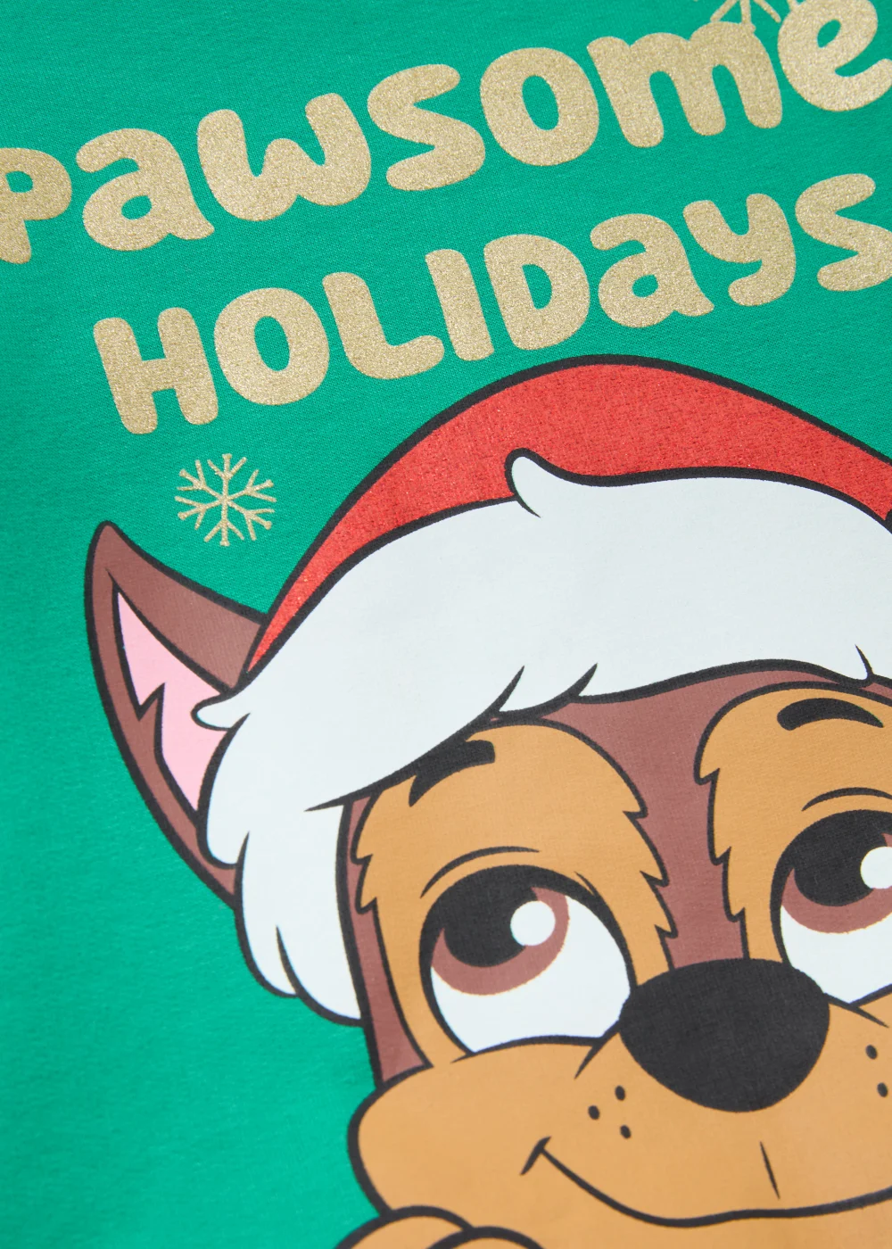 Kids Green Paw Patrol Christmas Sweatshirt (9mths-6yrs) - 1-1.5 Yrs Image 2