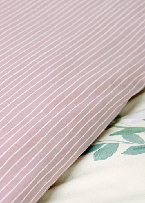 Multicoloured Trailing Floral 100% Cotton Reversible Duvet Cover - King Image 3