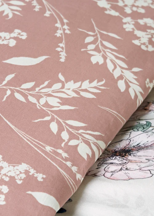 Pink Hummingbird 100% Cotton Duvet Cover - King Image 2