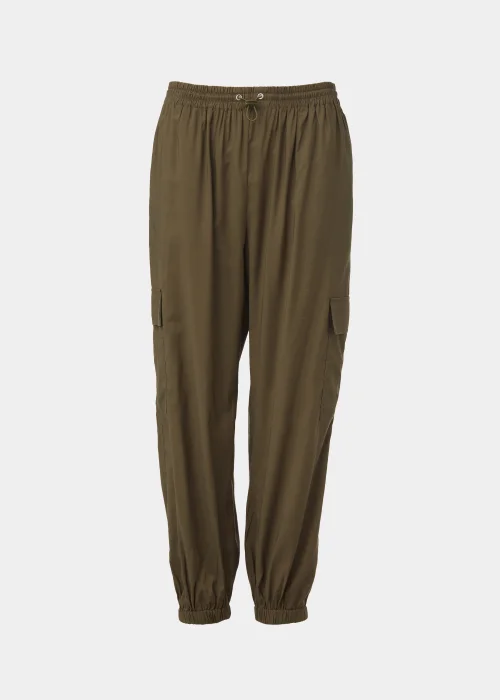 Papaya Petite Khaki Parachute Trousers - Size 6 Image 5