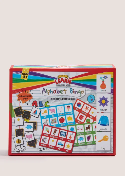 Kids 36 Piece Learn Alphabet Bingo (18cm x 9cm x 2cm) Image 1