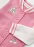 Girls Pink College Jacket (9mths-6yrs) - Age 9 - 12 Months Image 2