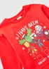 Kids Red Spider-Man Print Christmas Sweatshirt (9mths-6yrs) - 9-12 months Image 2