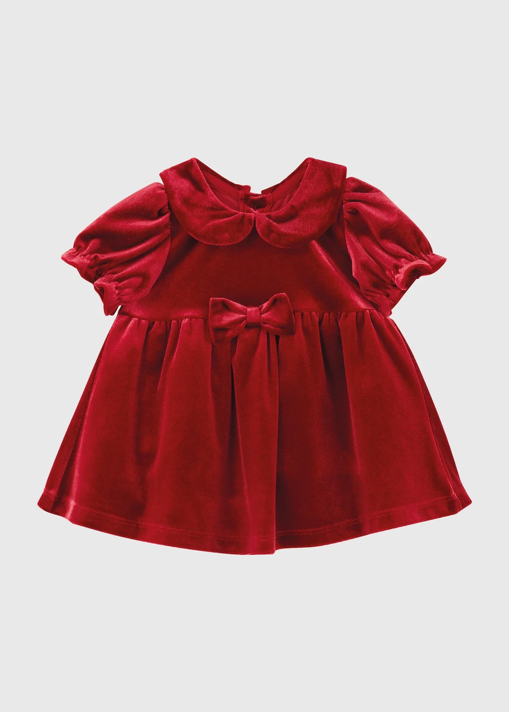 Girls Red Velvet Dress (9mths-6yrs) - 9-12 months Girls Red Velvet Dress (9mths-6yrs) - 9-12 months