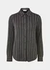 Silver Stripe Long Sleeve Jersey Shirt - Size 8 Image 5