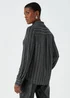 Silver Stripe Long Sleeve Jersey Shirt - Size 8 Image 2