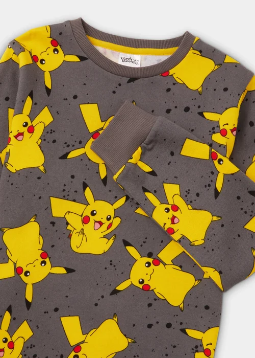 Kids Grey Pokémon Sweatshirt (5-12yrs) - 10 Yrs Image 2