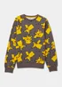 Kids Grey Pokémon Sweatshirt (5-12yrs) - 10 Yrs Image 1