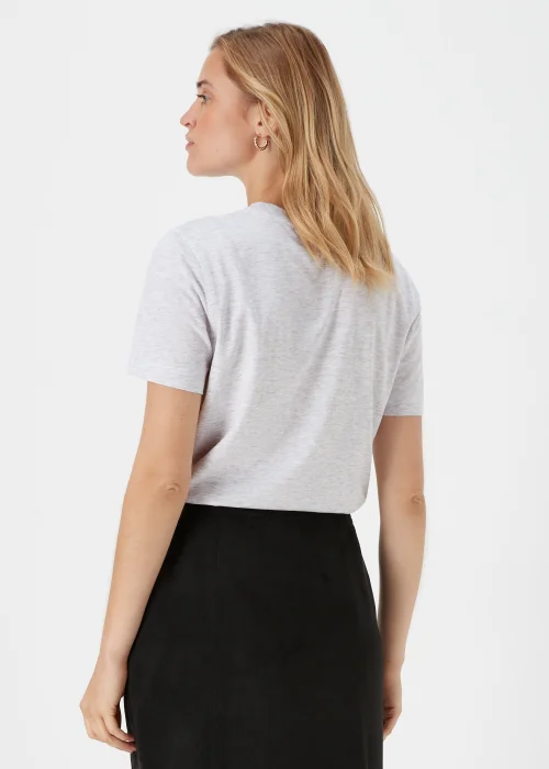 Grey Blitzened Print Christmas T-Shirt - Size 8 Image 2