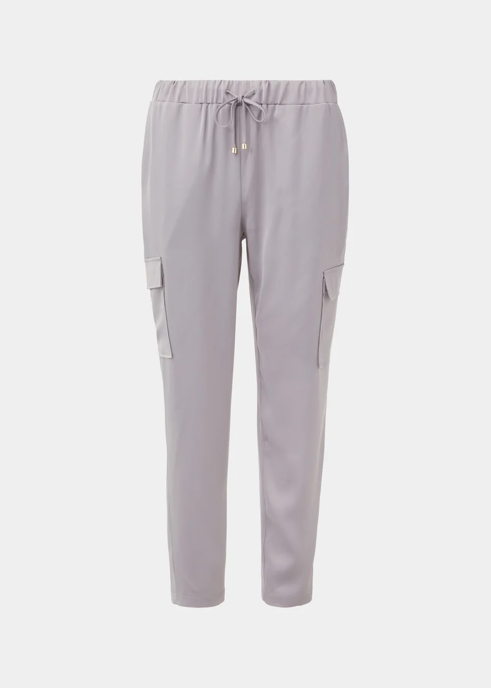 Metallic Satin Cargo Trousers - Size 8 Image 5