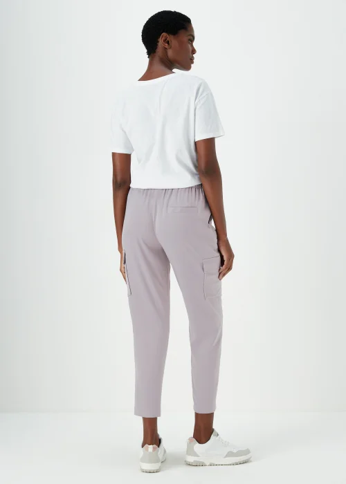 Metallic Satin Cargo Trousers - Size 8 Image 2