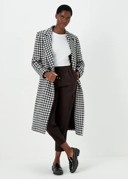 Black Satin Cargo Trousers - Size 8 Image 4