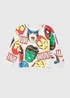 Kids Grey Marvel Print Sweatshirt - 4 Yrs Image 1