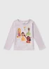 Kids Lilac Disney Princess Sparkle T-Shirt (3-9yrs) - Age 7 Years Image 1