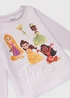 Kids Lilac Disney Princess Sparkle T-Shirt (3-9yrs) - Age 7 Years Image 2