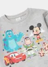 Kids Grey Disney Print Sweatshirt & Joggers Set (9mths-6yrs) - 9-12 months Image 2
