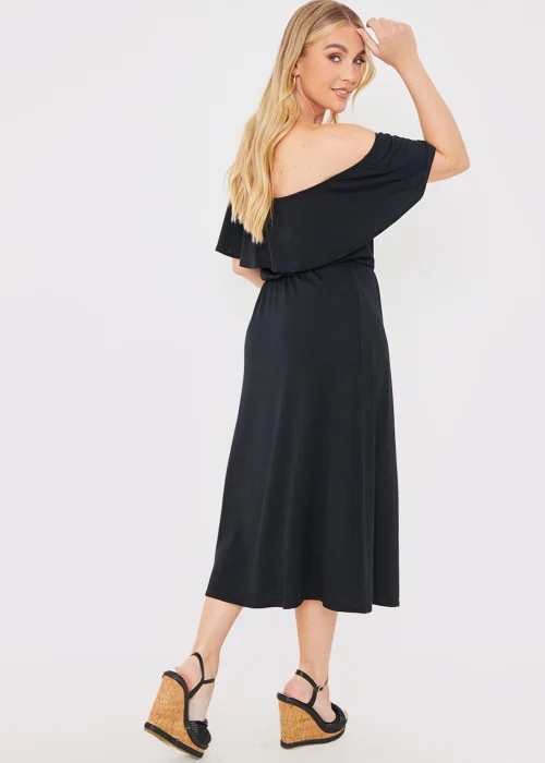 In the Style Jac Jossa Black Bardot Midi Dress - 8 Image 4