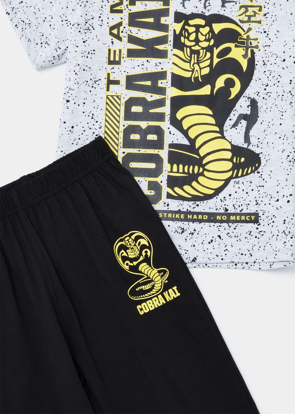 Kids Grey Cobra Kai Pyjama Set (5-12yrs) - Age 7 Years Image 2