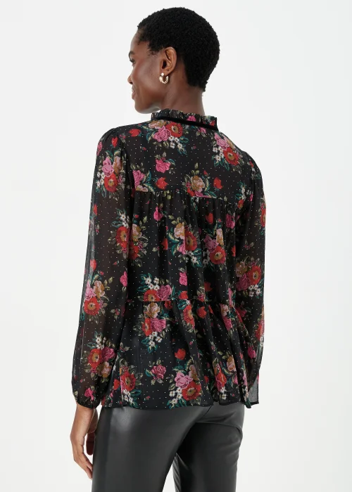 Multicoloured Floral Print Blouse - 8 Image 2