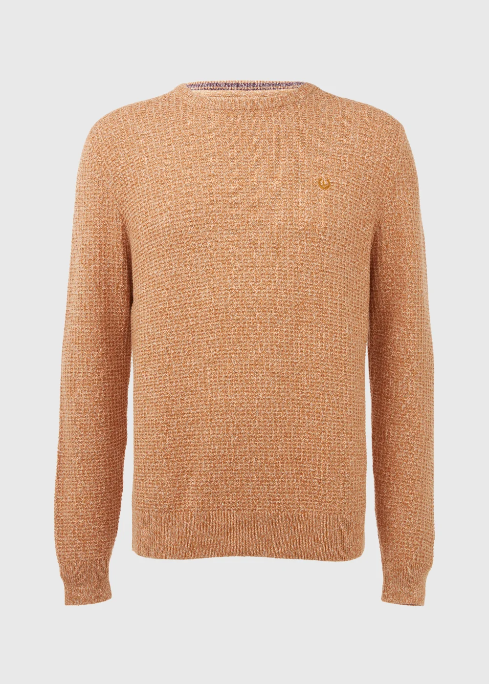 Lincoln Toffee & Ecru Knitted Jumper - Small Image 5