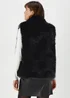 Black Faux Fur Gilet - 8 Image 2