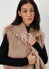Cream Faux Fur Gilet - 8 Image 3