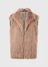 Cream Faux Fur Gilet - 8 Image 5