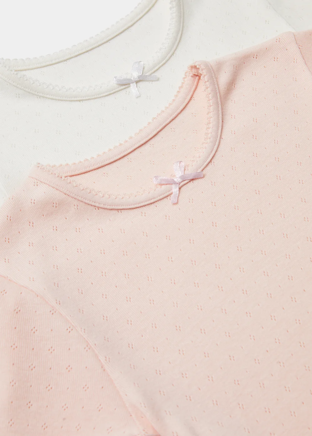 Girls 2 Pack Long Sleeve Thermal Tops (2-13yrs) - 2-3 Yrs Image 2