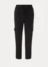 Black Tapered Cargo Trousers - 8 Image 5