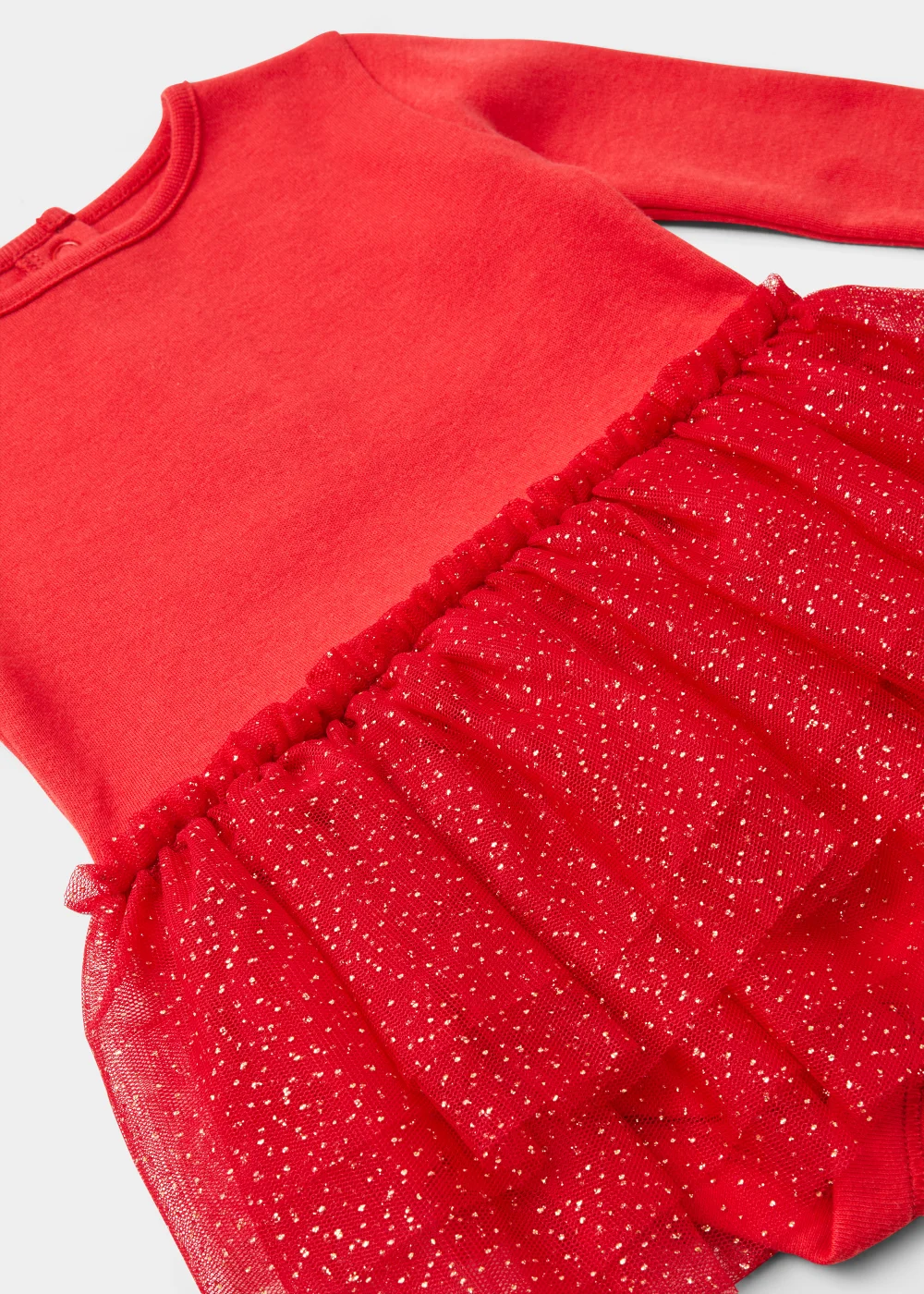 Baby Red Glitter Tutu Bodysuit (Newborn-18mths) - 0-3 months Image 2