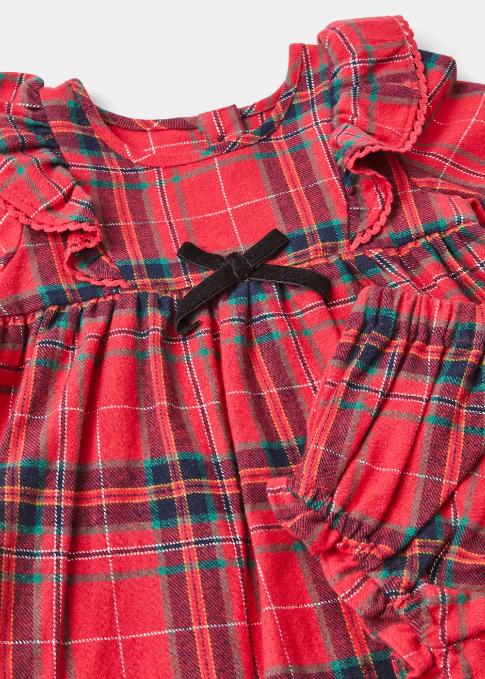 Baby Mini Me Red Tartan Check Dress & Knickers Set (Newborn-18mths) - 0-3 months Image 2