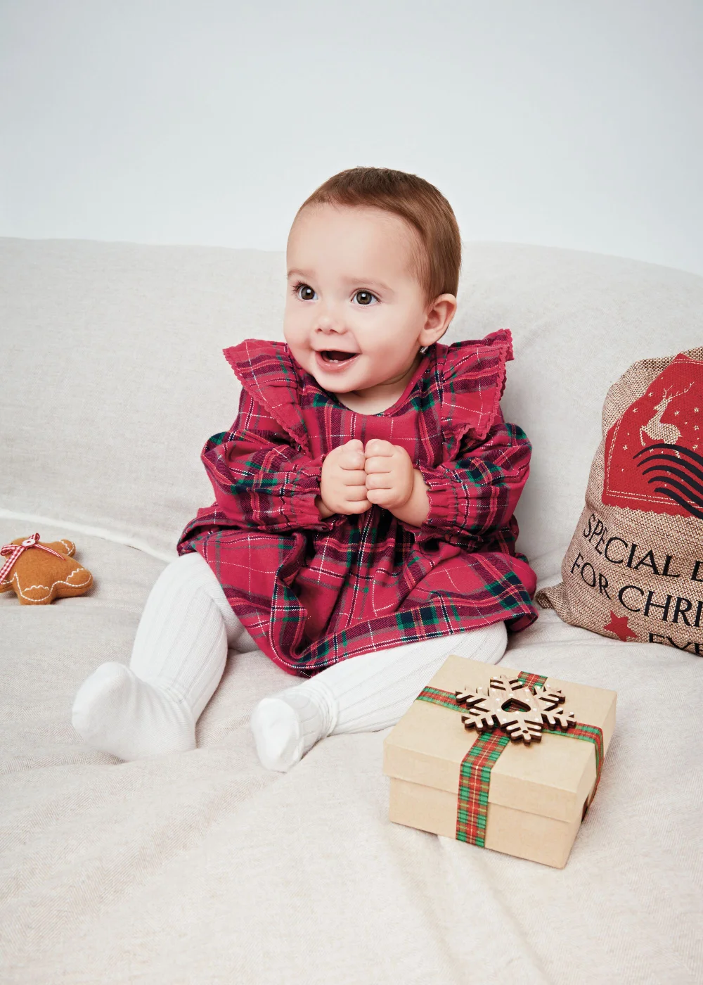 Baby Mini Me Red Tartan Check Dress & Knickers Set (Newborn-18mths) - 0-3 months Image 3
