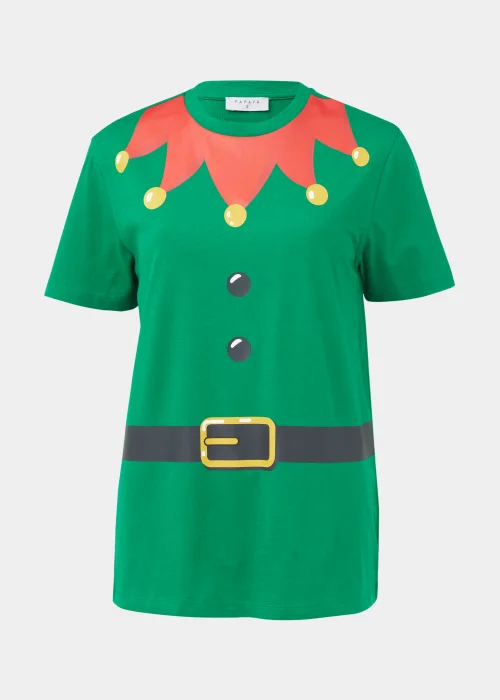 Green Christmas Elf T-Shirt - S Image 5