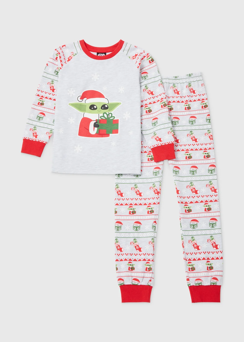 Kids Multicoloured Star Wars Mandalorian Pyjama Set (3-13yrs) - Age 3 Years Image 1