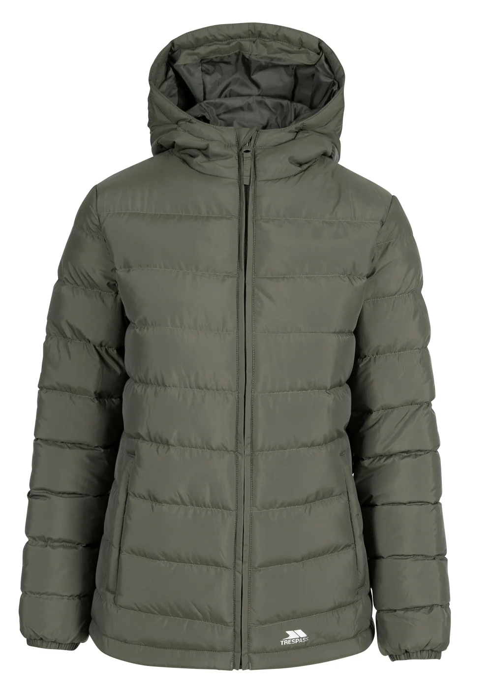 Trespass Elegant Khaki Padded Jacket - S Image 1