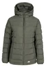 Trespass Elegant Khaki Padded Jacket - S Image 1