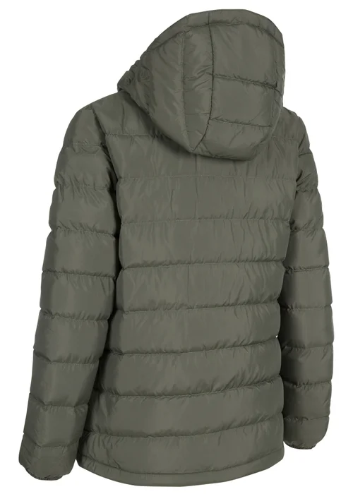 Trespass Elegant Khaki Padded Jacket - S Image 2