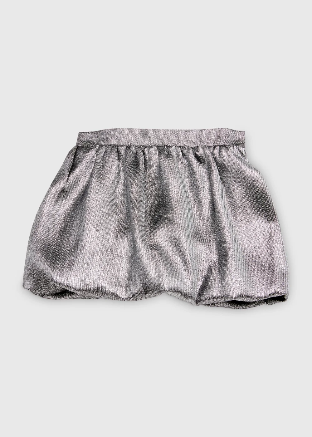 Girls Silver Puff Ball Skirt (4-12yrs) - Age 4 Years Image 1