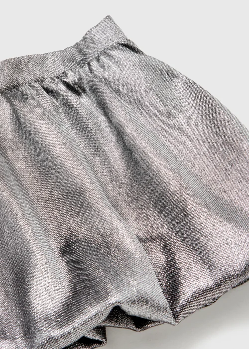 Girls Silver Puff Ball Skirt (4-12yrs) - Age 4 Years Image 2