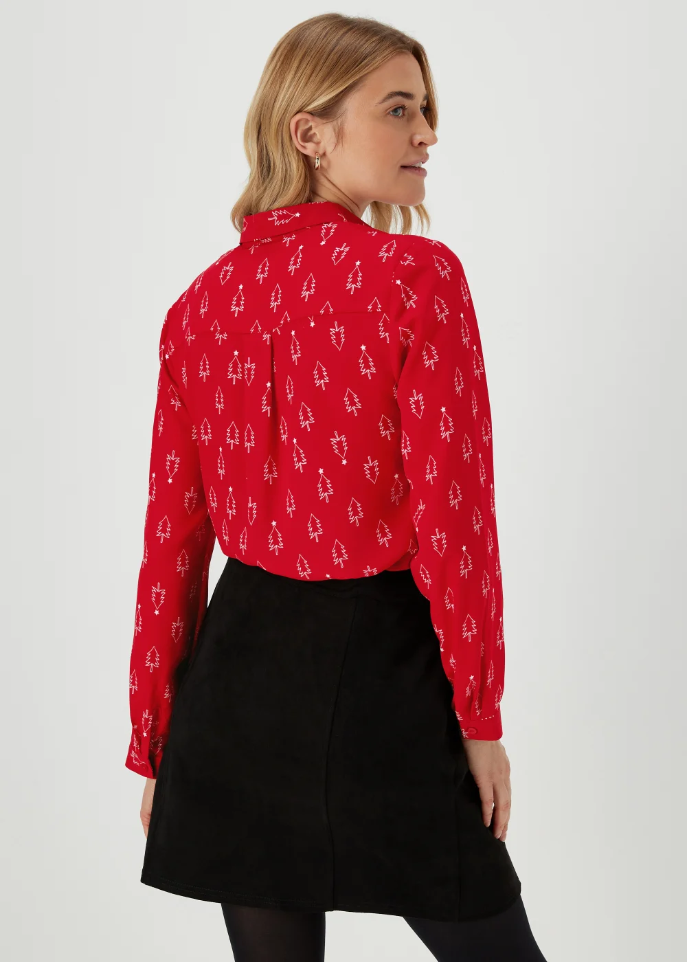 Red Christmas Tree Shirt - 8 Image 2
