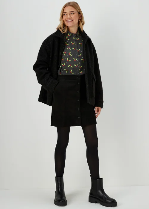 Black Christmas Holly Shirt - 8 Image 4