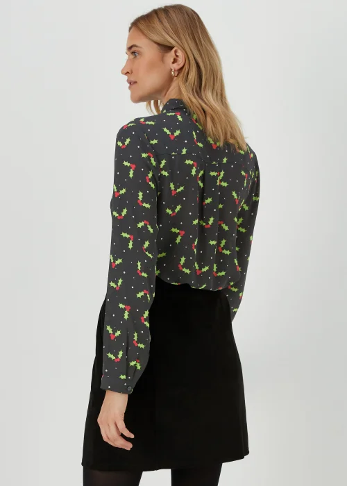 Black Christmas Holly Shirt - 8 Image 2