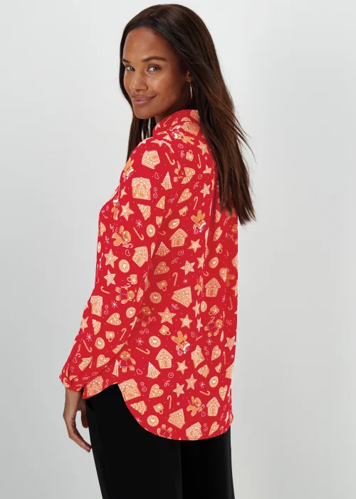 Red Gingerbread Christmas Shirt - 8 Image 2