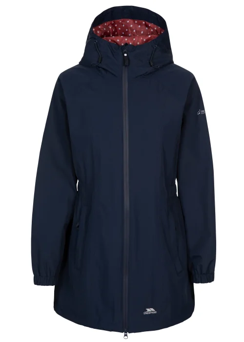 Trespass Daytrip Navy Waterproof Lightweight Jacket - S Image 1
